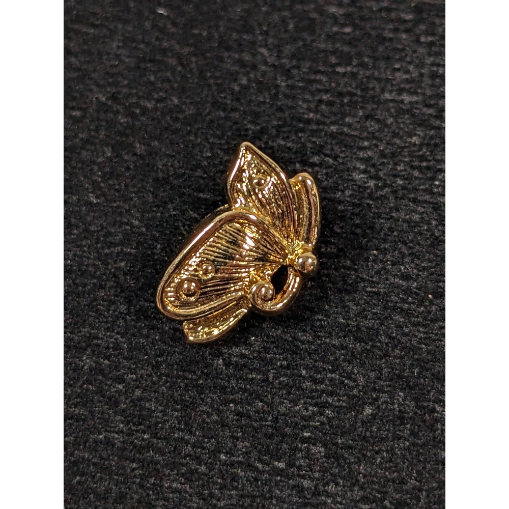 Vintage Sarah Coventry Small Butterfly Pin Tie Tack Gold Tone